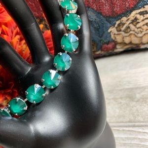 Handmade Swarovski Crystal “Royal Green Shiny Lacquer Pro”